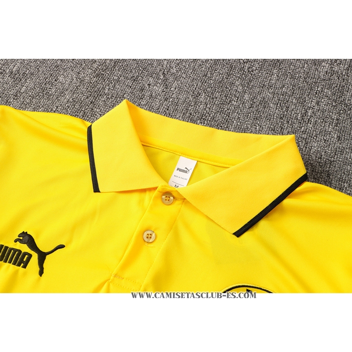 Camiseta Polo del Borussia Dortmund 21-22 Amarillo